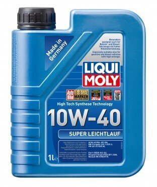 Liqui Moly moottoriöljy super 10W-40, 5l hinta ja tiedot | Moottoriöljyt | hobbyhall.fi