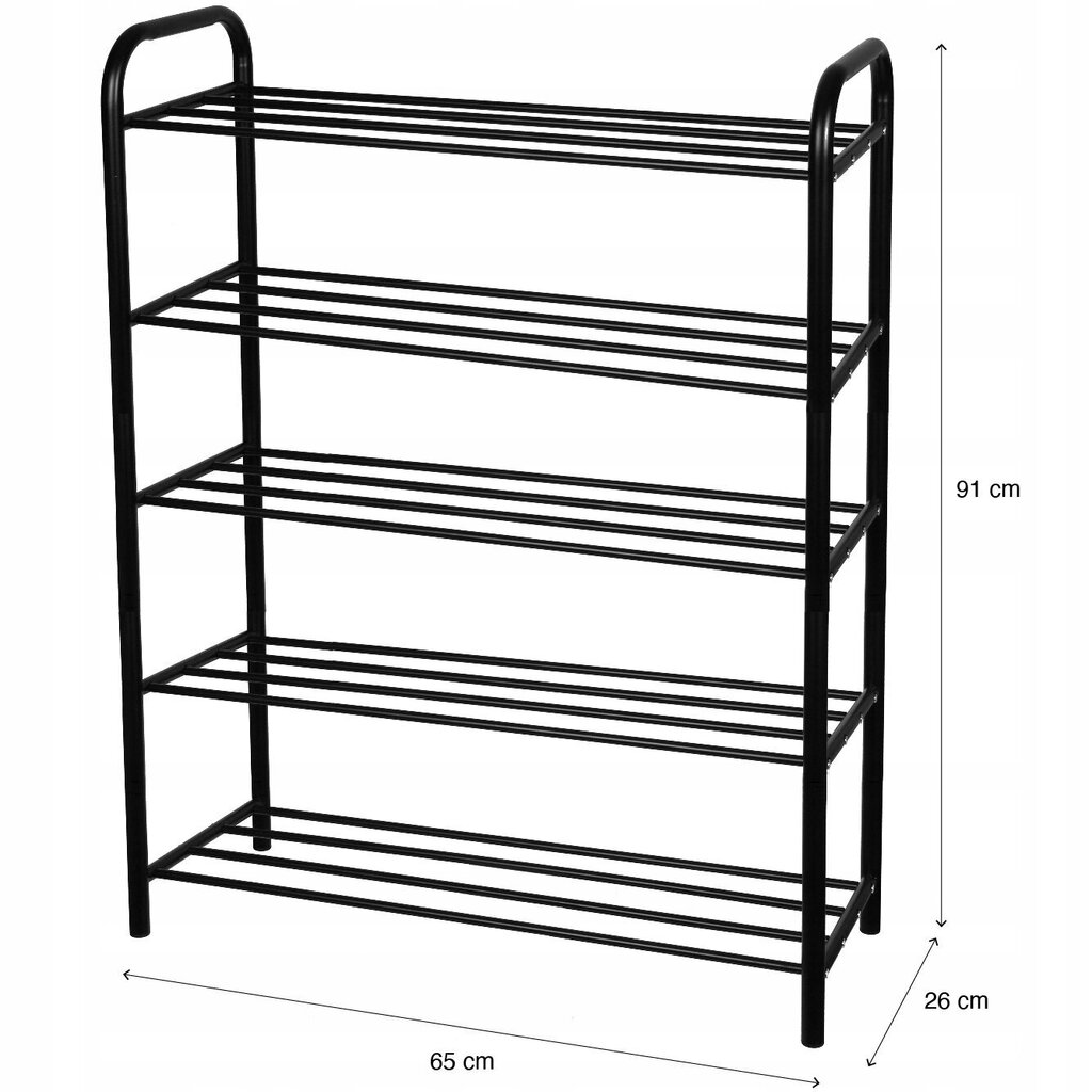 Kenkäkaappi 65x91x26cm hinta ja tiedot | Kenkäkaapit ja -hyllyt | hobbyhall.fi