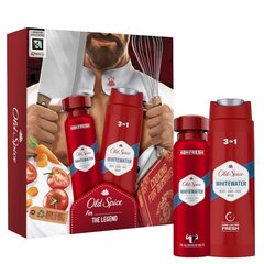 Lahjasetti miehille Old Spice Chef: spray deodorantti 150 ml + suihkugeeli 250 ml hinta ja tiedot | Old Spice Hygieniatuotteet | hobbyhall.fi