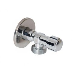 Kulmaventtiili trimmillä 1/2"x3/8" hinta ja tiedot | Suihkupäät ja tarvikkeet | hobbyhall.fi