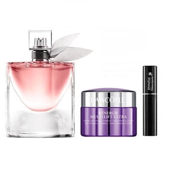 Kosmetiikkasetti Lancome La Vie Est Belle: EDP-hajuvesi naisille, 50 ml + voide, 15 ml + ripsiväri, 2 ml hinta ja tiedot | Kasvovoiteet | hobbyhall.fi