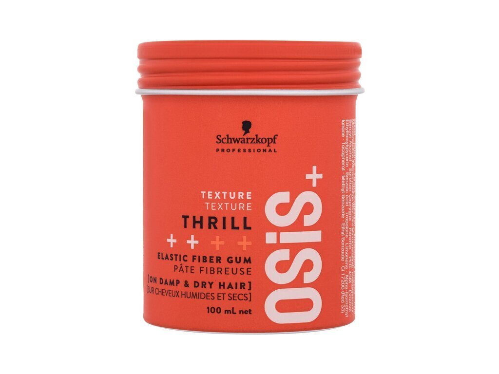 Hiusvoide Schwarzkopf Professional Osis+ Thrill Elastic Fiber Gum, 100 ml hinta ja tiedot | Kampaamotuotteet | hobbyhall.fi