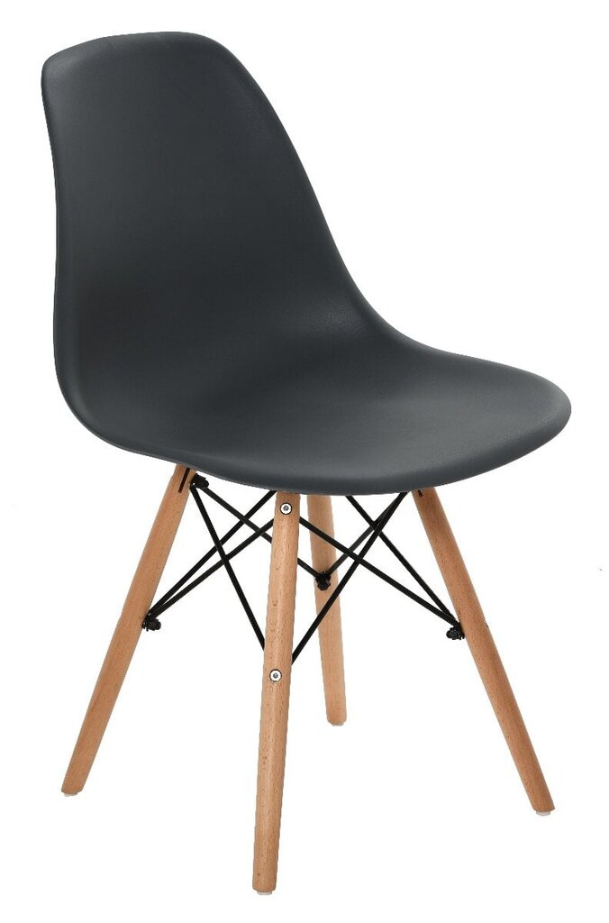Vigo tuoli, harmaa/ruskea hinta ja tiedot | Ruokapöydän tuolit | hobbyhall.fi