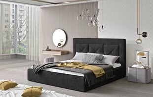 Cloe sänky, 140x200 cm, musta hinta ja tiedot | Sängyt | hobbyhall.fi