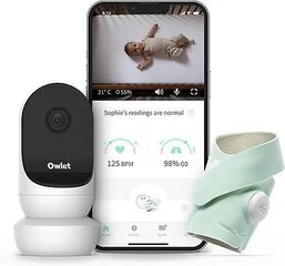 Liikkuva lastenvalvontalaite Owlet Monitor Duo Smart Sock 3 Cam 2 hinta ja tiedot | Owlet Lapset | hobbyhall.fi