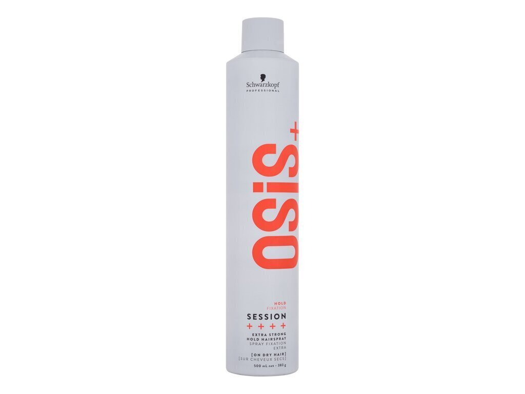 Vahvasti kiinnittävä hiuslakka Schwarzkopf Professional Osis + Session 500 ml hinta ja tiedot | Kampaamotuotteet | hobbyhall.fi