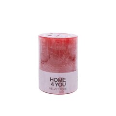 Tuoksukynttilä VELVET ROSE, D6.8xH9.5cm, punainen ( tuoksu- ruusu) hinta ja tiedot | Kynttilät ja kynttilänjalat | hobbyhall.fi