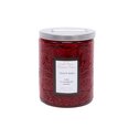 Lasikynttilä ROMANTIC TIMES, D7xH9cm, kannella, punainen (tuoksu- BLACK POMEGRANATE)