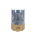 Kynttilä PURE GREY, D10xK15cm, harmaa (tuoksu)
