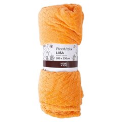 Huopa LIISA XL 200x230cm, oranssi hinta ja tiedot | Päiväpeitot ja huovat | hobbyhall.fi