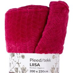 Huopa LIISA XL 200x230cm, vadelmanpunainen hinta ja tiedot | Home4You Kodintekstiilit | hobbyhall.fi