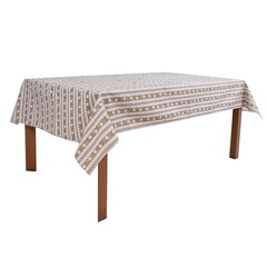 Pöytäliina ADELINE 136x220cm, harmahtava beige hinta ja tiedot | Pöytäliinat, tabletit ja lautasliinat | hobbyhall.fi