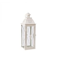 Latern VENEZIA, 14x14xH40cm, beige metalli hinta ja tiedot | Kynttilät ja kynttilänjalat | hobbyhall.fi