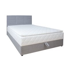 Mannermainen sänky LEVI 140x200cm, patja, harmaa hinta ja tiedot | Sängyt | hobbyhall.fi