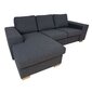 Corner sofa DAGMAR dark grey hinta ja tiedot | Kulmasohvat ja divaanisohvat | hobbyhall.fi
