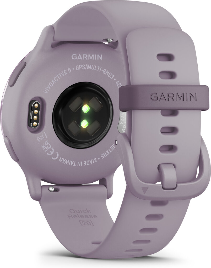 GARMIN Vívoactive® 5 Metallic Orchid Aluminum Bezel with Orchid Case and Silicone Band - 010-02862-13 hinta ja tiedot | Älykellot | hobbyhall.fi