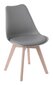 Prato tuoli, harmaa/ruskea hinta ja tiedot | Ruokapöydän tuolit | hobbyhall.fi