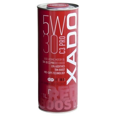 Xado Atomic Oil -moottoriöljy 5W-30 C3 PRO Red Boost, 1L hinta ja tiedot | Moottoriöljyt | hobbyhall.fi