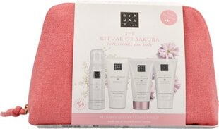 Kosmetiikkasetti Rituals Sakura: suihkugeeli, 50 ml + shampoo, 70 ml + hoitoaine, 70 ml + vartalovoide, 70 ml hinta ja tiedot | Rituals Hajuvedet ja kosmetiikka | hobbyhall.fi