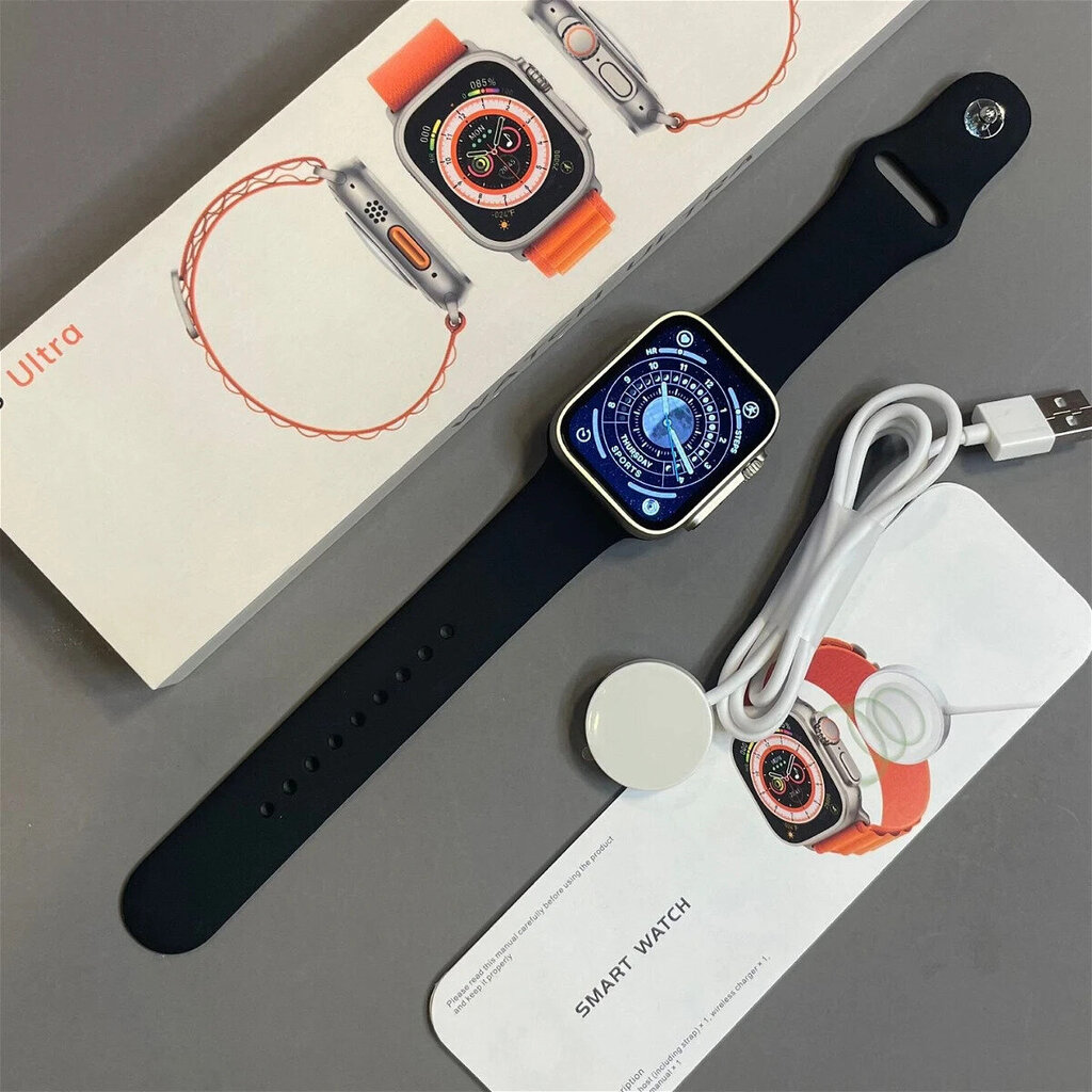 Tw8 Ultra Smart Watch, musta hinta ja tiedot | Älykellot | hobbyhall.fi