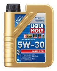 Liqui Moly moottoriöljy Longlife III 5W-30, 4l hinta ja tiedot | Liqui-Moly Autotuotteet | hobbyhall.fi