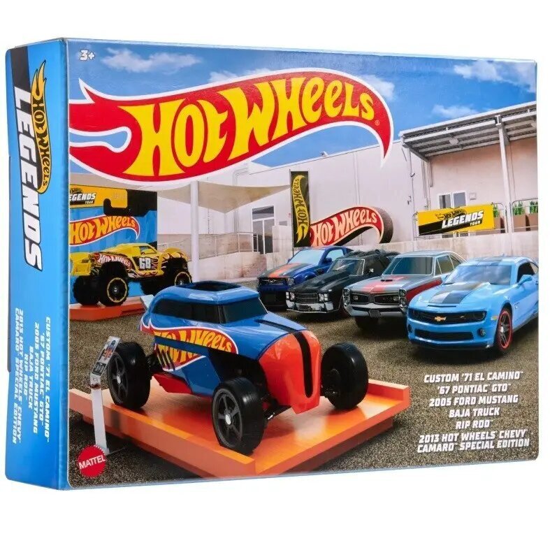 Hot Wheels pikkuauto -setti Legends Tour, 6 autoa hinta ja tiedot | Poikien lelut | hobbyhall.fi