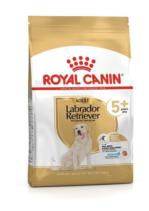 Royal Canin Labrador Retriever 5+ aikuisille labradorikoirille, 3 kg hinta ja tiedot | Koiran kuivaruoka | hobbyhall.fi