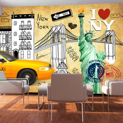 Valokuvatapetti - One way - New York 150x105 cm hinta ja tiedot | Valokuvatapetit | hobbyhall.fi