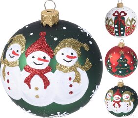 Lasinen joulukoriste, 6cm hinta ja tiedot | Joulukuusen koristeet | hobbyhall.fi