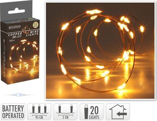 Jouluvaloketju 20 LED, 95 cm hinta ja tiedot | Jouluvalot | hobbyhall.fi