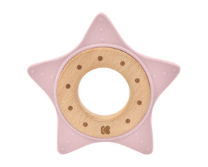 Silikonihammaskone KikkaBoo Star Pink, 0 kk+, 1 kpl. hinta ja tiedot | Purulelut | hobbyhall.fi