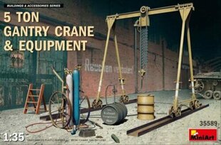 Liimattava malli MiniArt 35589 5 Ton Gantry Crane & Equipment 1/35 kaina ir informacija | Koottavat pienoismallit | hobbyhall.fi