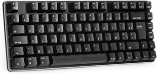 Mekaaninen pelinäppäimistö Qisan, Magicforce, AZERTY, musta hinta ja tiedot | Qisan Tietokoneet ja pelaaminen | hobbyhall.fi