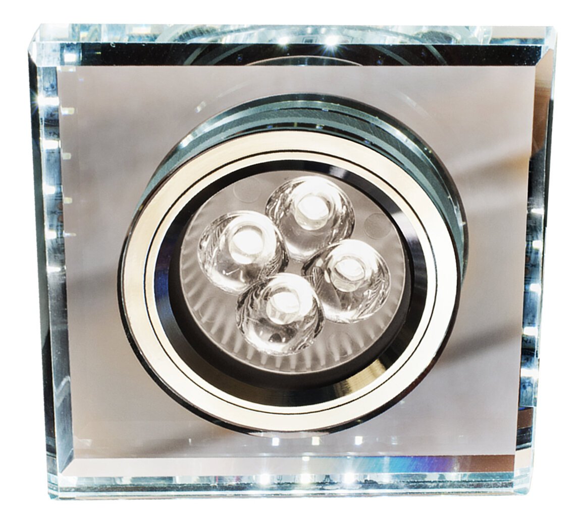 Upotettava valaisin Candellux SS-22, läpinäkyvä/hopea hinta ja tiedot | Upotettavat valaisimet ja LED-valaisimet | hobbyhall.fi
