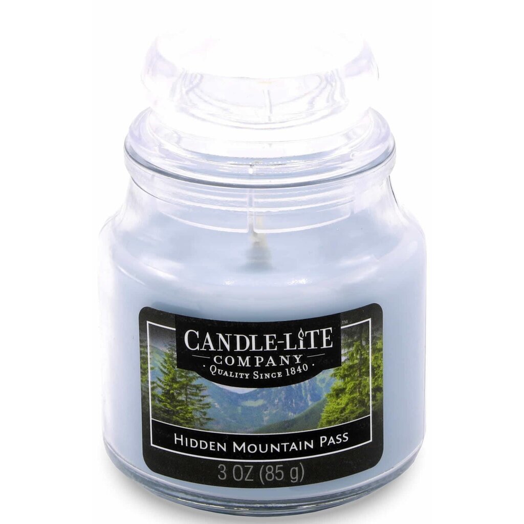 Kannen tuoksukynttilä Candle-Lite Hidden Mountain Pass, 85 g hinta ja tiedot | Kynttilät ja kynttilänjalat | hobbyhall.fi