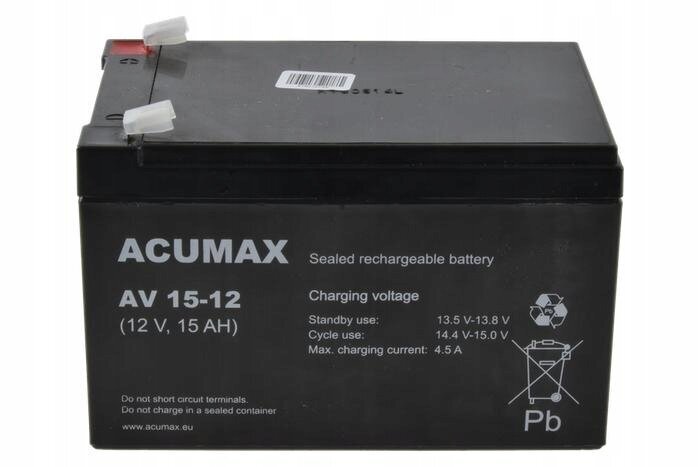 Acumax AV15-12 hinta ja tiedot | UPS-laitteet | hobbyhall.fi