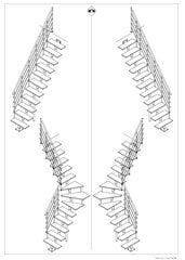 Modulaarinen portaikko BOSTON DOLLE, Valkoinen 1/4 Pyökki. Korkeus 228-300 cm. hinta ja tiedot | Portaat | hobbyhall.fi