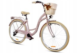 Goetze 26" 7SPEED -kaupunkipyörä, Lilac hinta ja tiedot | Polkupyörät | hobbyhall.fi