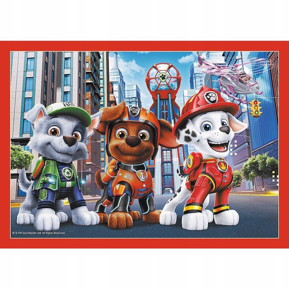 4-osainen palapeli Paw Patrol, 207 osaa hinta ja tiedot | Palapelit | hobbyhall.fi