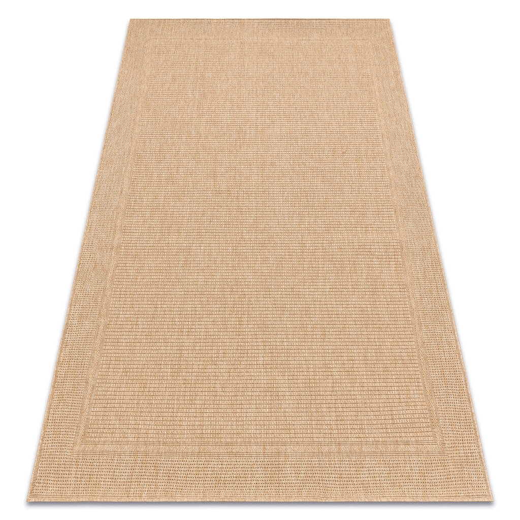 Matto TIMO 5979 SIZAL ulkona kehys tumma beige hinta ja tiedot | Isot matot | hobbyhall.fi