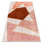 MIRO 52097.802 matto geometrinen liukumaton - vaaleanpunainen hinta ja tiedot | Isot matot | hobbyhall.fi