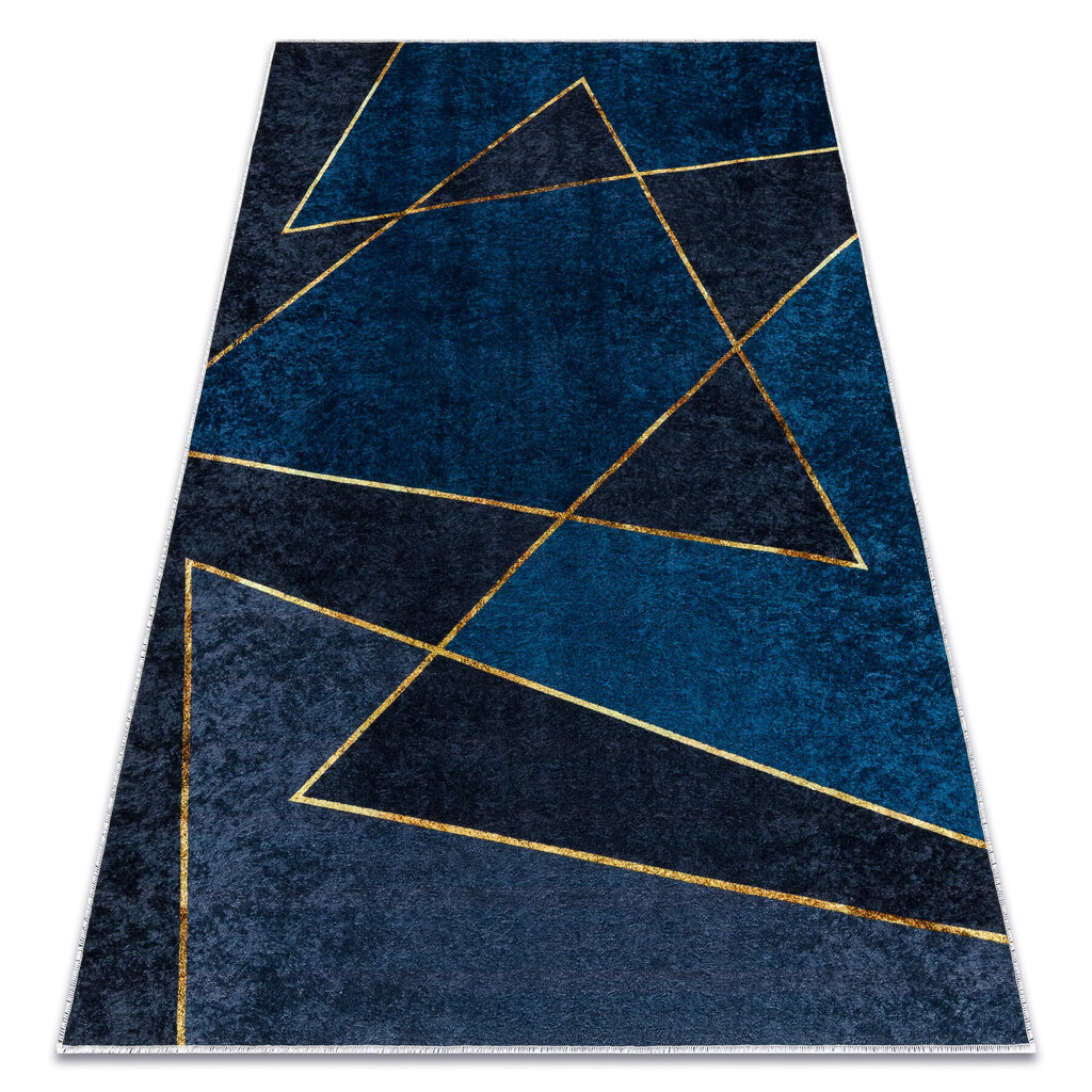 MIRO 52097.801 matto geometrinen liukumaton - sininen hinta ja tiedot | Isot matot | hobbyhall.fi