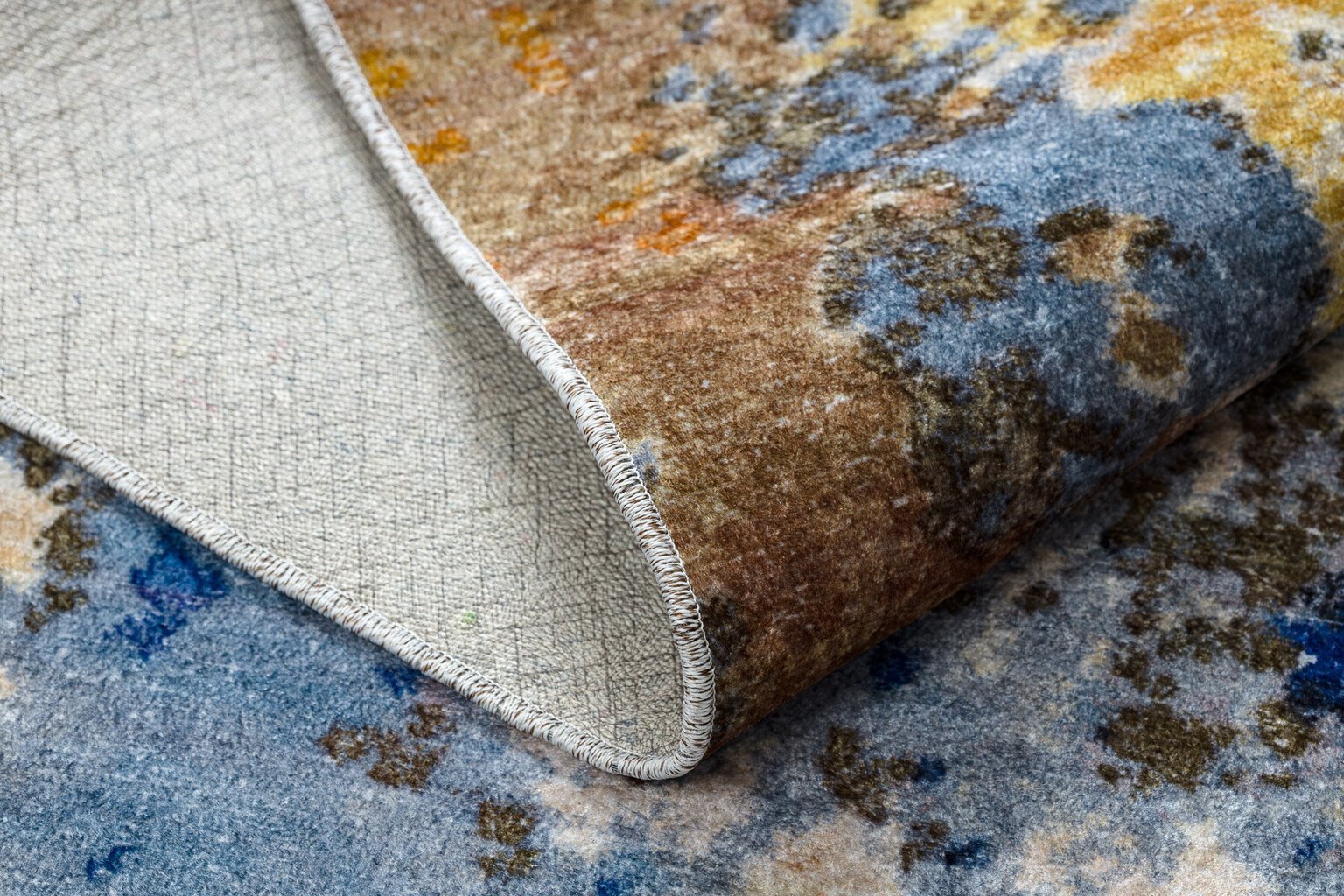 MIRO 51774.802 matto Abstraktio liukumaton - sininen / beige hinta ja tiedot | Isot matot | hobbyhall.fi