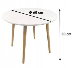 Belsi sohvapöytä, valkoinen hinta ja tiedot | Sohvapöydät | hobbyhall.fi