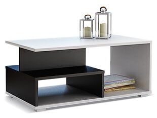 Belsi sohvapöytä, valkoinen/musta hinta ja tiedot | Sohvapöydät | hobbyhall.fi