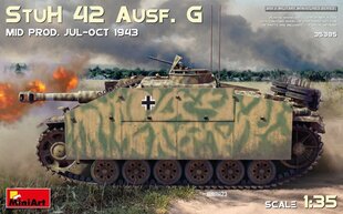 Liimattava malli MiniArt 35385 StuH 42 Ausf. G Mid Prod. (Jul-Oct 1943) 1/35 hinta ja tiedot | Koottavat pienoismallit | hobbyhall.fi