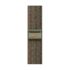 Apple Watch Bands 45mm Sequoia/Orange Nike Sport Loop MTL63ZM/A hinta ja tiedot | Älykellojen ja aktiivisuusrannekkeiden lisätarvikkeet | hobbyhall.fi