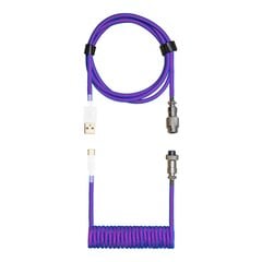 Cooler Master Coiled Cable, Blue-Purple hinta ja tiedot | Kaapelit ja adapterit | hobbyhall.fi