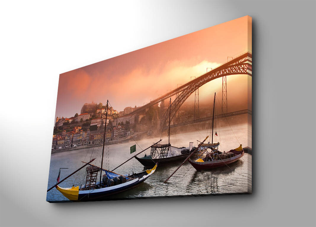 Sisustustaulu Veneet, 30 x 80 cm hinta ja tiedot | Taulut | hobbyhall.fi