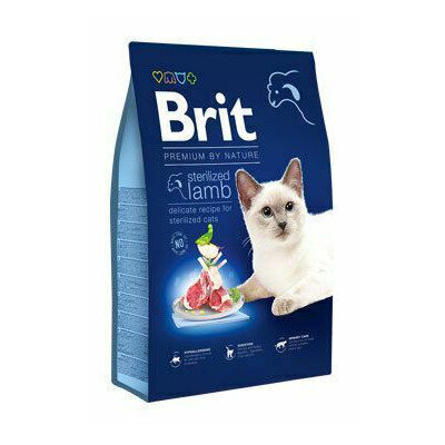 Brit Dry Premium täysravinto steriloiduille kissoille, lammasta, 1,5 kg hinta ja tiedot | Kissan kuivaruoka | hobbyhall.fi